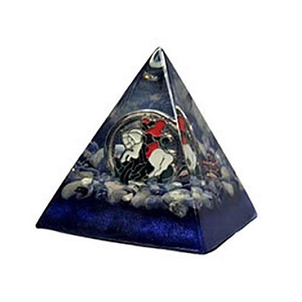 Orgonite Pirâmide Orixás Ogum (6cm)