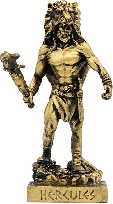 Estátua Deus Hércules em Resina (15cm)