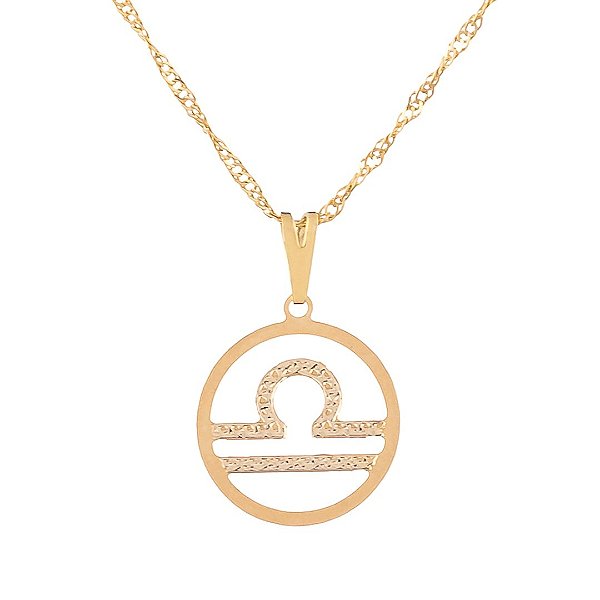 Gargantilha Signo Libra (17mm)