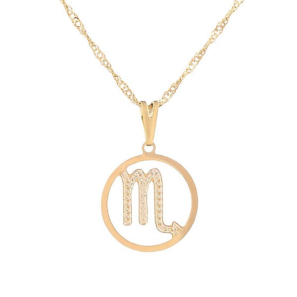 Gargantilha Signo Escorpião (17mm)