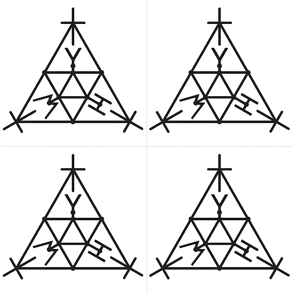 Adesivo Radiônico SCAP de 3,5cm (4 unidades)