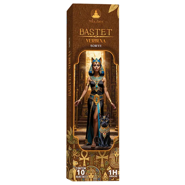 Incenso Natural Linha Egípcios Vila Zen (Bastet)