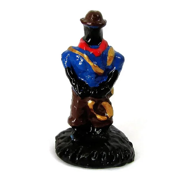 Estátua Mini Orixá Boiadeiro em Resina (5cm)