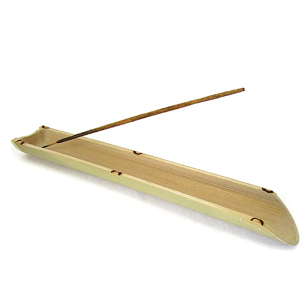 Incensário Canaleta de Bambu Natural (24cm)