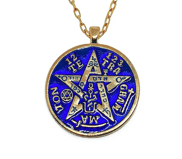 Colar Tetragrammaton em Metal (4cm)
