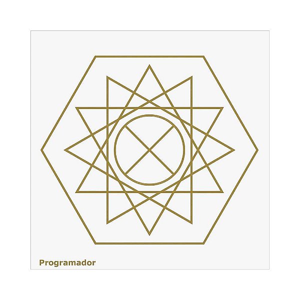 Placa Radiônica Programador (PVC)