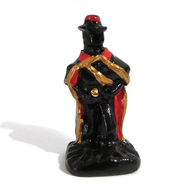 Estátua Mini Orixá Tranca Rua em Resina (5cm)