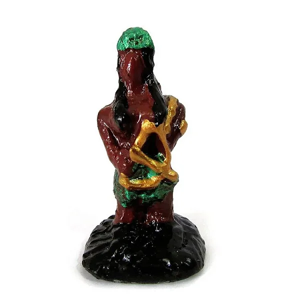 Estátua Mini Orixá Cabocla em Resina (5cm)