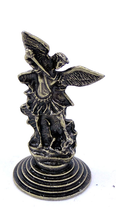 Estátua em Metal São Miguel Arcanjo (5cm)