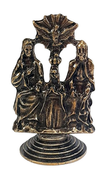 Estátua em Metal Divino Pai Eterno (5cm)