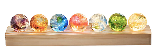 Luminária com Esferas dos Astros (Bi-Volt)