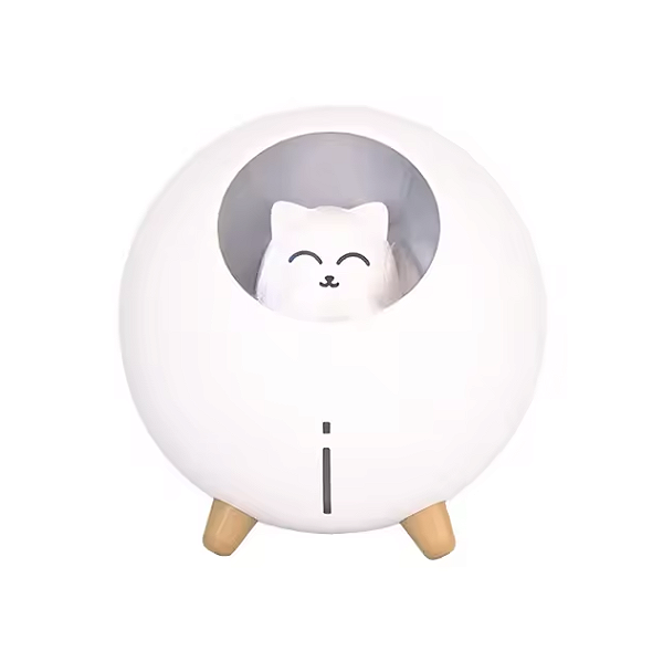 Umidificador de Ar com Luminária Gatinho