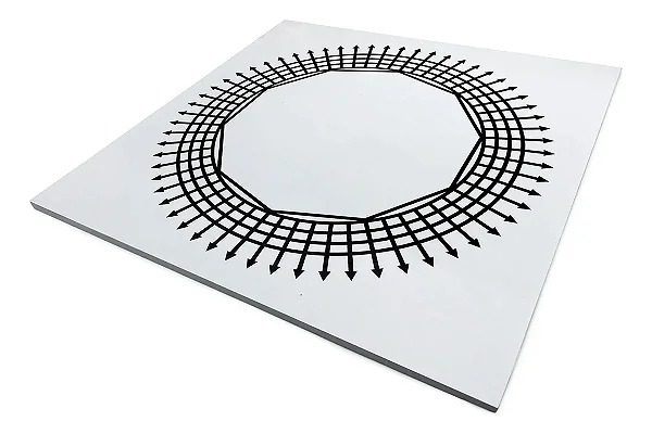 Placa Radiônica Desimpregnador (24cm)