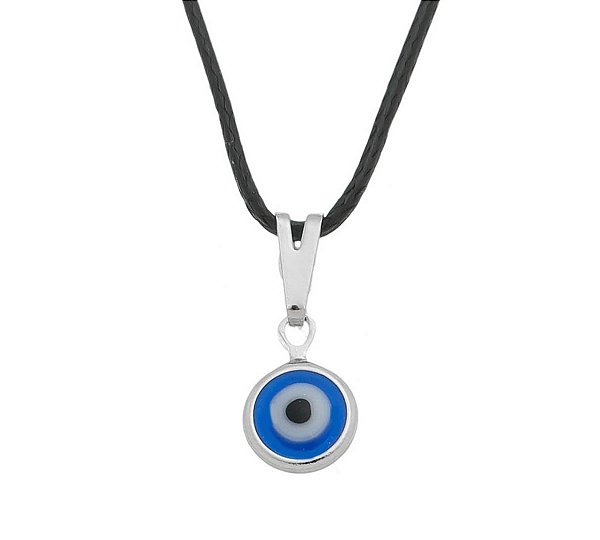 Gargantilha Olho Grego com Cordão (10mm)