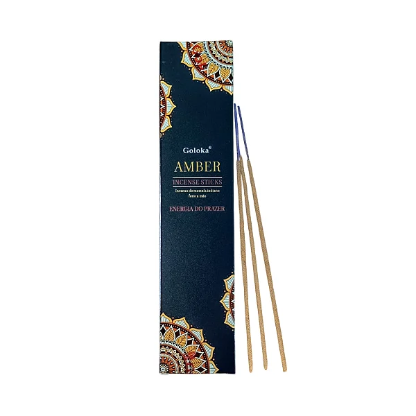 Incenso de Massala Goloka Âmbar (Energia do Prazer)