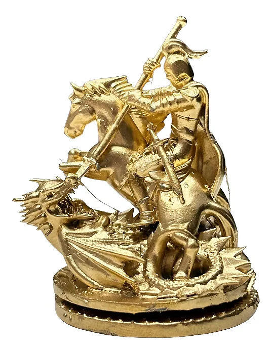 Mini Estátua São Jorge em Resina (5cm)
