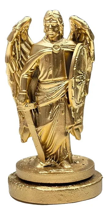 Mini Estátua Arcanjo Miguel em Resina (5cm)