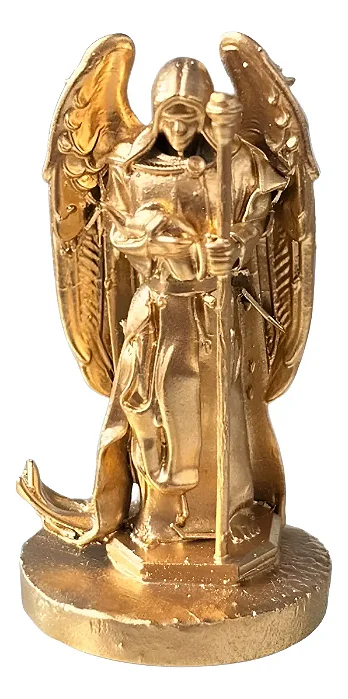 Mini Estátua Arcanjo Rafael em Resina (5cm)