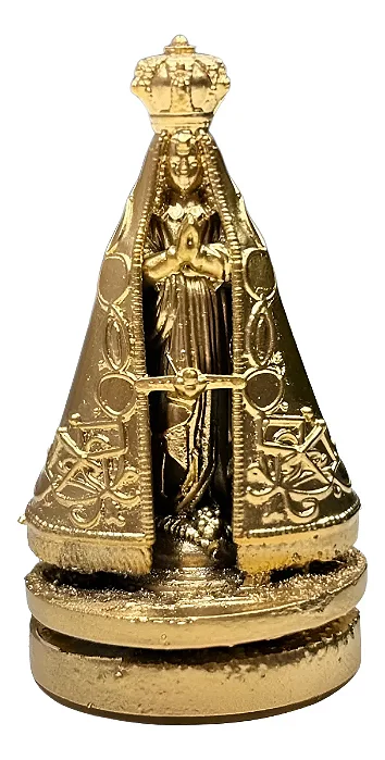 Mini Estátua Nossa Senhora Aparecida em Resina (5cm)