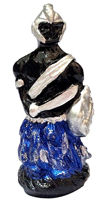 Estátua Mini Ogum em Resina (6cm)