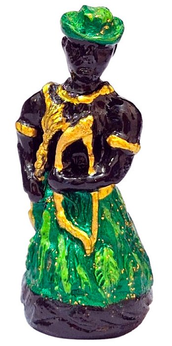 Estátua Mini Oxóssi em Resina (6cm)