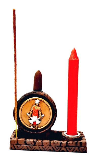 Incensário Cascata, Vareta e Porta Velas (Xangô)