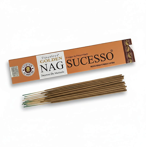 Incenso Indiano de Massala Golden Nag Sucesso