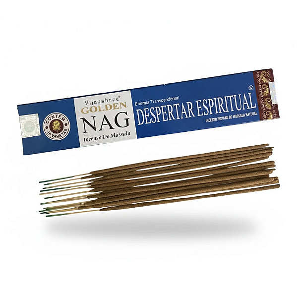 Incenso Indiano de Massala Golden Nag Despertar Espiritual