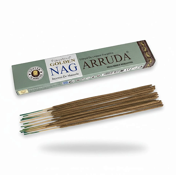 Incenso Indiano de Massala Golden Nag Arruda