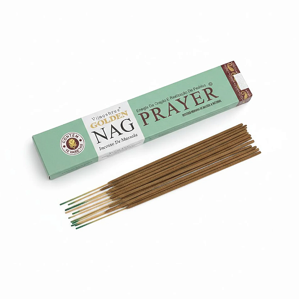 Incenso Indiano de Massala Golden Nag Prayer