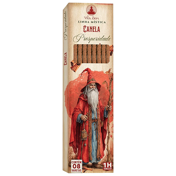 Incenso Natural Vila Zen Linha Mística (Canela)