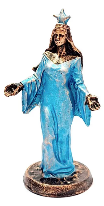 Estátua Orixá Iemanjá em Resina (11cm)