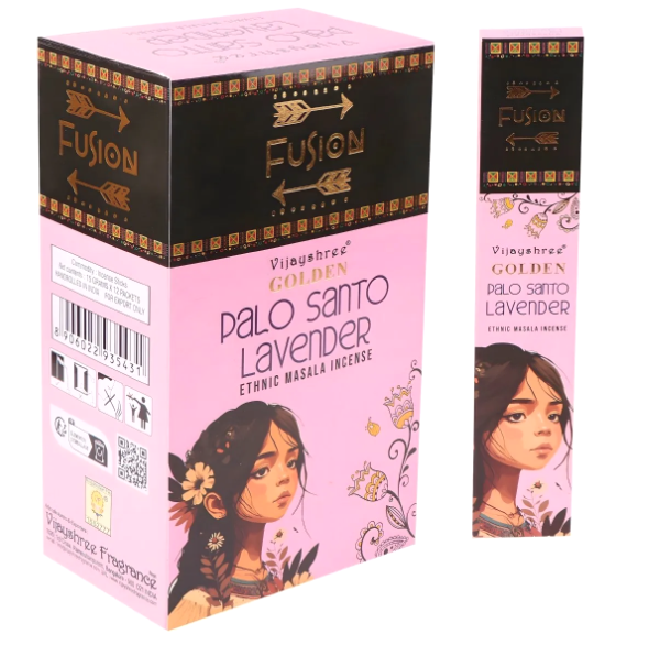 Incenso Golden Fusion Palo Santo e Lavanda (15 varetas)