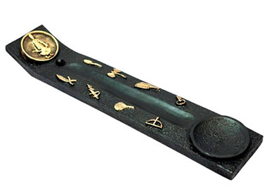 Incensário Canaleta Orixás em Resina (15cm)