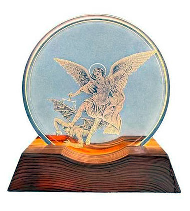 Luminária Slim São Miguel Arcanjo (10cm)