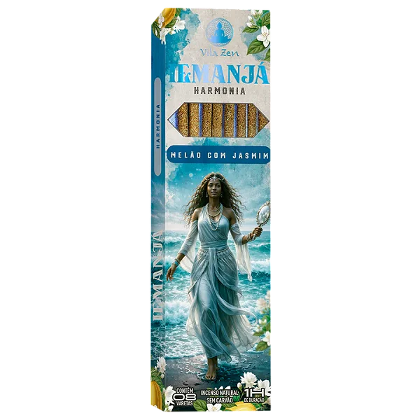 Incenso Vila Zen Linha Umbanda Iemanjá (Melão e Jasmim)