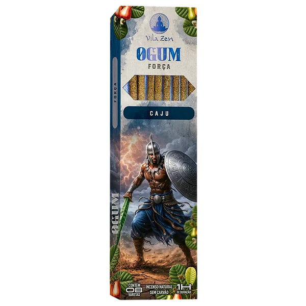 Incenso Vila Zen Linha Umbanda Ogum (Caju)