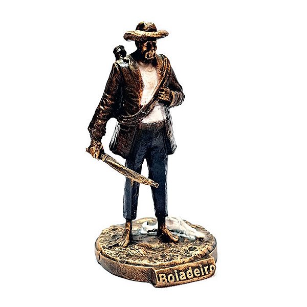 Estátua Orixá Boiadeiro em Resina (11cm)