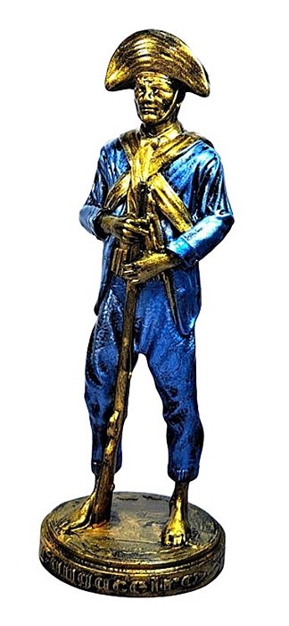 Estátua Cangaceiro Grande Metalizado (25cm)