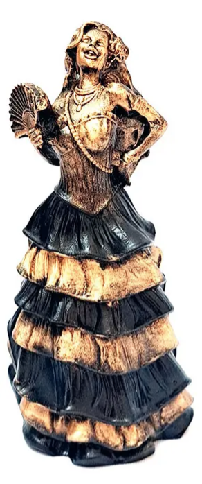 Estátua Orixá Dama da Noite em Resina (11cm)