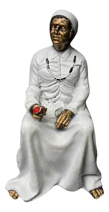 Estátua Preta Velha em Resina (10cm)