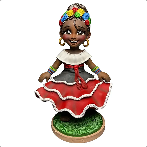 Estátua Erê Menina em Resina (18cm)