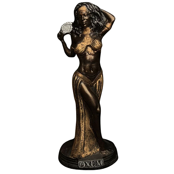 Estátua Orixá Oxum em Resina (15cm)