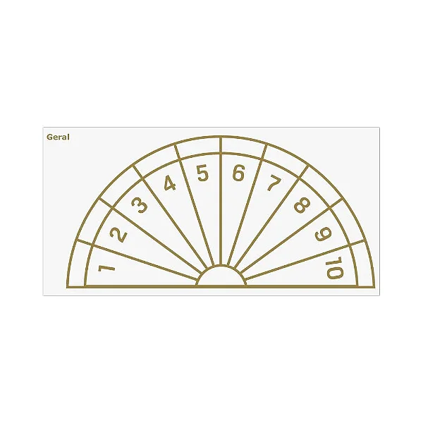 Placa Radiônica Geral (PVC)