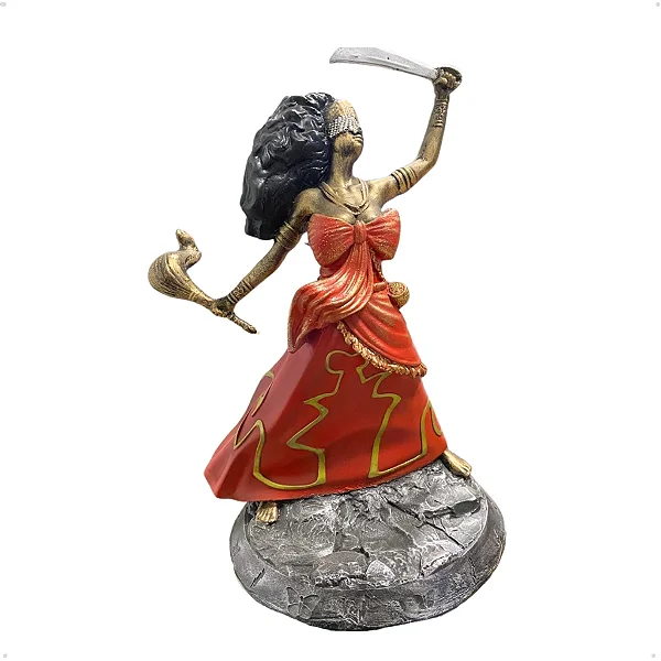 Estátua Orixá Iansã com Laço em Resina (25cm)