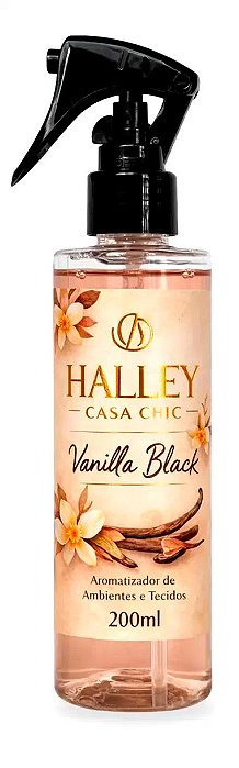 Aromatizador de Ambientes e Tecidos Halley Casa Chic Vanilla Black (200ml)