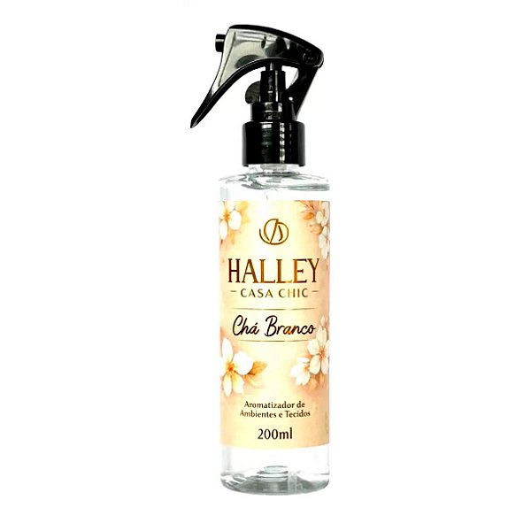 Aromatizador de Ambientes e Tecidos Halley Casa Chic Chá Branco (200ml)