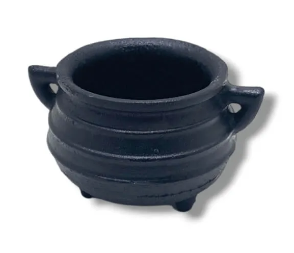 Caldeirão de Bruxa em Ferro Pequeno (6cm)