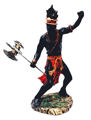 Estátua Orixá Xangô em Resina (22cm)