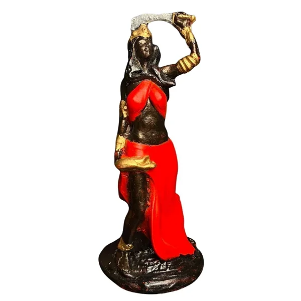 Estátua Iansã Dourada em Resina (15cm)